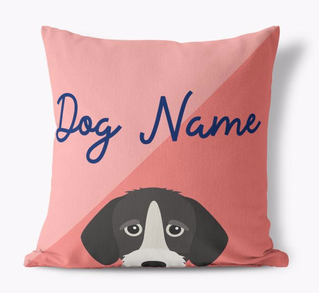 Peeking Name: Personalised {breedFullName} Cushion
